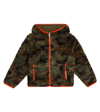 Polo Ralph Lauren Camouflage Faux Shearling Jacket In Green
