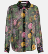 CAROLINA HERRERA FLORAL BLOUSE