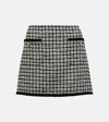 Miu Miu Gingham Check Skirt In Multicoloured