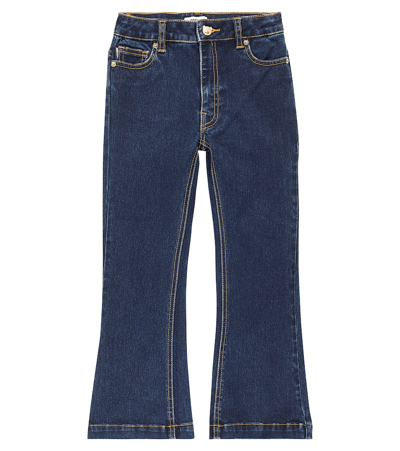 Moschino Kids' Flared Jeans In Blue
