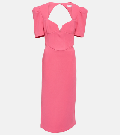 Rebecca Vallance Marie Midi Dress In Pink