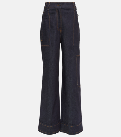 Tom Ford High-rise Wide-leg Jeans In Blue