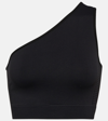 RICK OWENS ATHENA ONE-SHOULDER CROPPED TOP