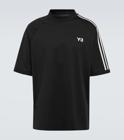 Y-3 Cotton T-shirt With  Logo In Black
