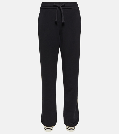 Gucci Cotton Jersey Trouser In Black