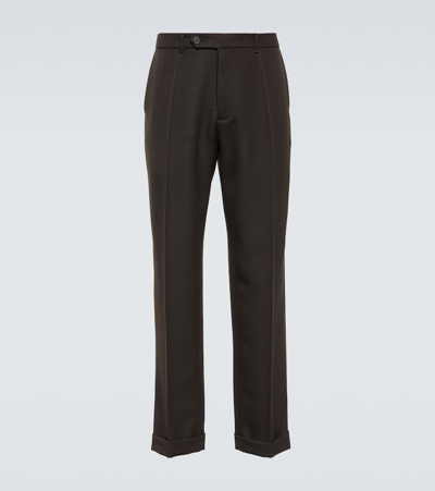 The Row Hose Edgar Aus Baumwolle In Brown
