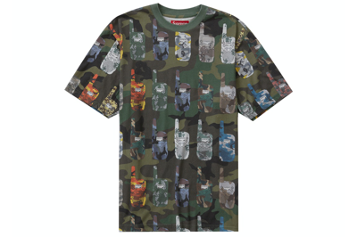 Pre-owned Supreme Walkie Talkie S/s Top Woodland Camo