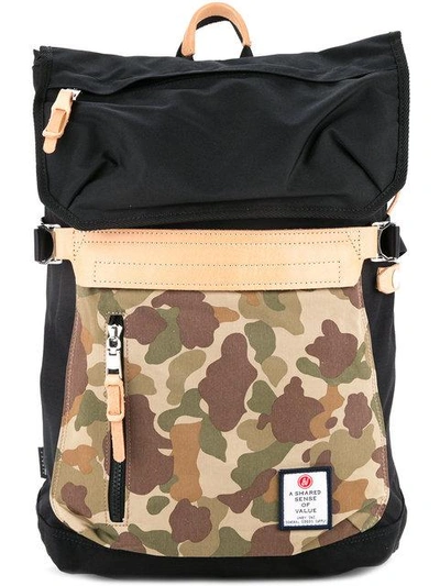 As2ov Hidensity Cordura Nylon Backpack A-02 In Black