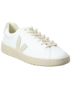 Veja White Low-top Sneakers With Logo Patch In Leather Man  In White