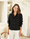 Frank & Eileen Barry Featherweight Button-up Shirt In Black