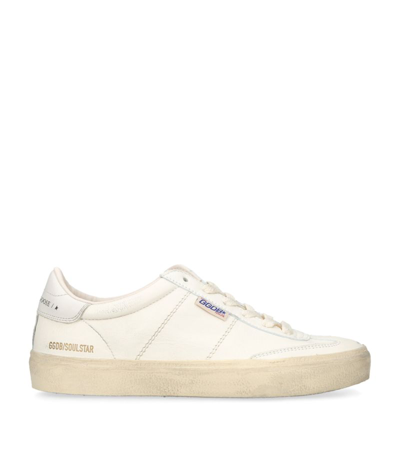 Golden Goose Soulstar 11629 Logo-print Faux-leather Low-top Trainers In White/oth
