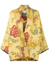RIANNA + NINA 花卉刺绣短款和服式夹克,RIANNAANDNINA2012157679