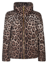 Dolce & Gabbana Padded Jacket In Leopard