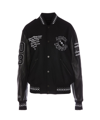 AMIRI AMIRI LOGO EMBROIDERED VARSITY JACKET