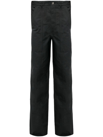 ISABEL MARANT LEONEL STRAIGHT-LEG COTTON TROUSERS