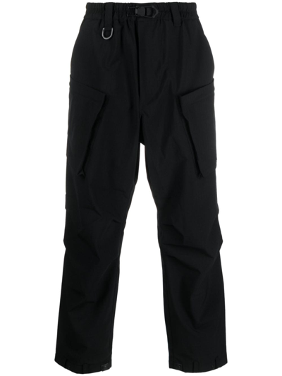 Y-3 Straight-leg Ripstop Trousers In Black