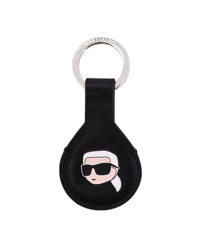 Karl Lagerfeld K/ikonik 2.0 Airtag Keychain In Black