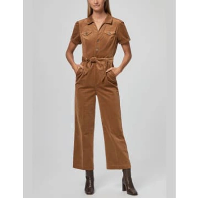Paige Jeans Toasted Coconut Anessa Jumpsuit