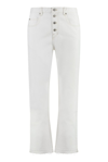Isabel Marant Étoile Belden Cotton Straight Jeans In White