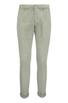 Dondup Gaubert Cotton Chino Trousers In Grey