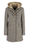 FAY FAY TOGGLE - WOOL-BLEND COAT WITH HOOD
