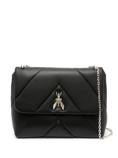 Patrizia Pepe Schultertasche Mit Steppung In Black