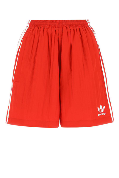 Balenciaga Shorts In Red