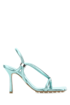 Bottega Veneta Light-blue Leather Stretch Heels In Light Blue