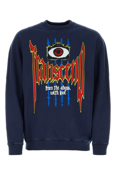 スウェット・トレーナー Burberry Navy blue cotton oversize sweatshirt Burberry Navy Blue Cotton Oversize Sweatshirt In