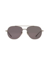 Dita Eyewear Men's Artoa 79 56mm Aviator Sunglasses In Antique Silver
