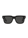 Burberry Men's 54mm Square Sunglasses In Black