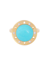 ROSMUNDO WOMEN'S DOLCE VITA 18K GOLD, DIAMOND & TURQUOISE RING