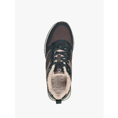 Tamaris Black Combo Lined Trainers