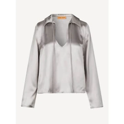 Stine Goya Klive Blouse In Grey_stone