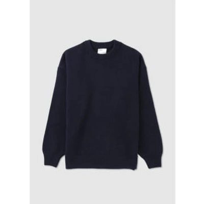 Colorful Standard Oversized Merino Wool Crerw In Navyblue