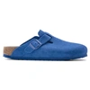 Birkenstock Boston Mens Adjustable Footbed Slide Sandals In Blue