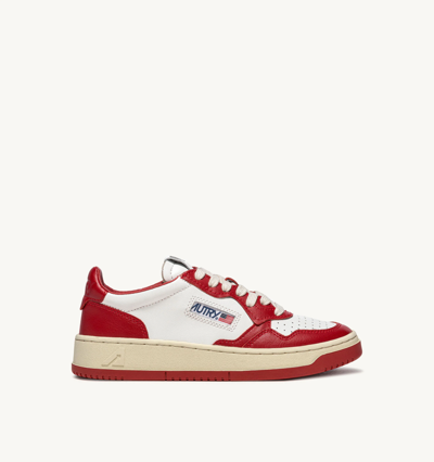 Autry Low Trainers "medalist" In Wb02 Wht/red