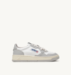 Autry Leather Medalist Low-top Sneakers In Grey