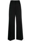 Lanvin Wide-leg Tailored Trousers In Black