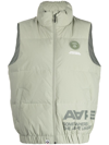 AAPE BY A BATHING APE LOGO-PATCH PADDED GILET