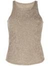 LOW CLASSIC SLEEVELESS FLEECE KNITTED TOP