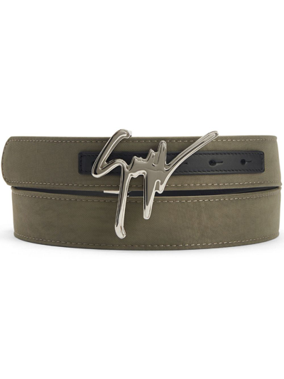 Giuseppe Zanotti Giuseppe Logo-lettering Belt In Brown