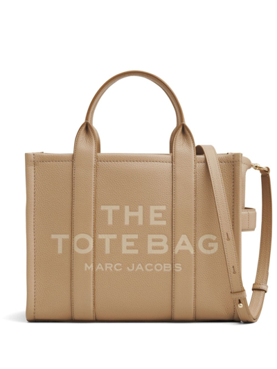 Marc Jacobs Medium The Leather Tote Bag In Brown