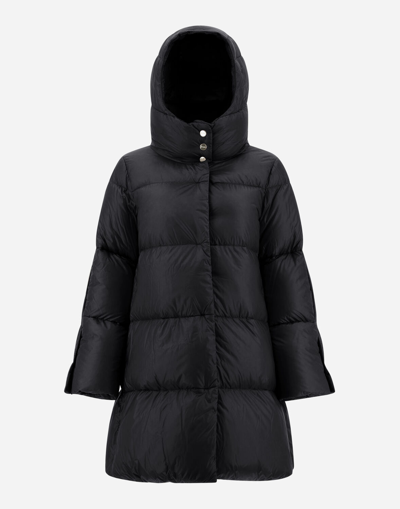 Herno Padded Down Open-sides Jacket In ブラック