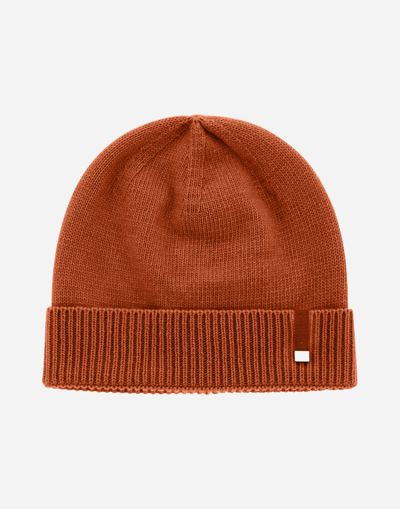 Herno Wool Beanie - Female Hats Orange Tu In オレンジ