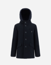 Herno Kids'  Coat In Ecowool And Nylon Chamonix - Unisex Boys Navy Blue 14a In ネイビーブルー
