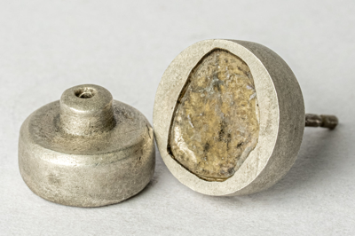Parts Of Four Acid-treated Sterling Silver And Diamond Single Stud Earring