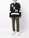 Readymade Logo-embroidered Appliquéd Striped Piqué T-shirt In Black