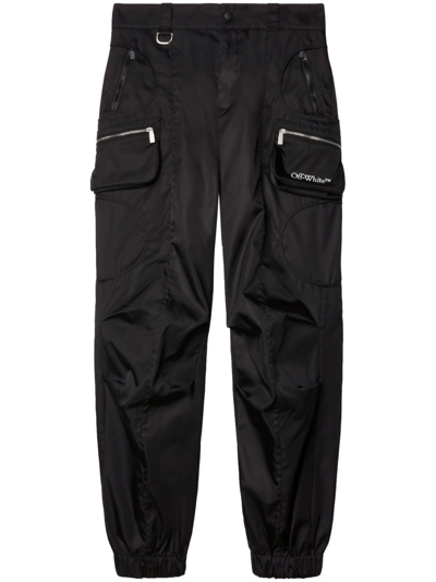 OFF-WHITE BOOK CARGO TROUSERS