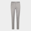 Pt Torino Med Grey Virgin Woo Blend Stretch Jogger Pants In Med Grey